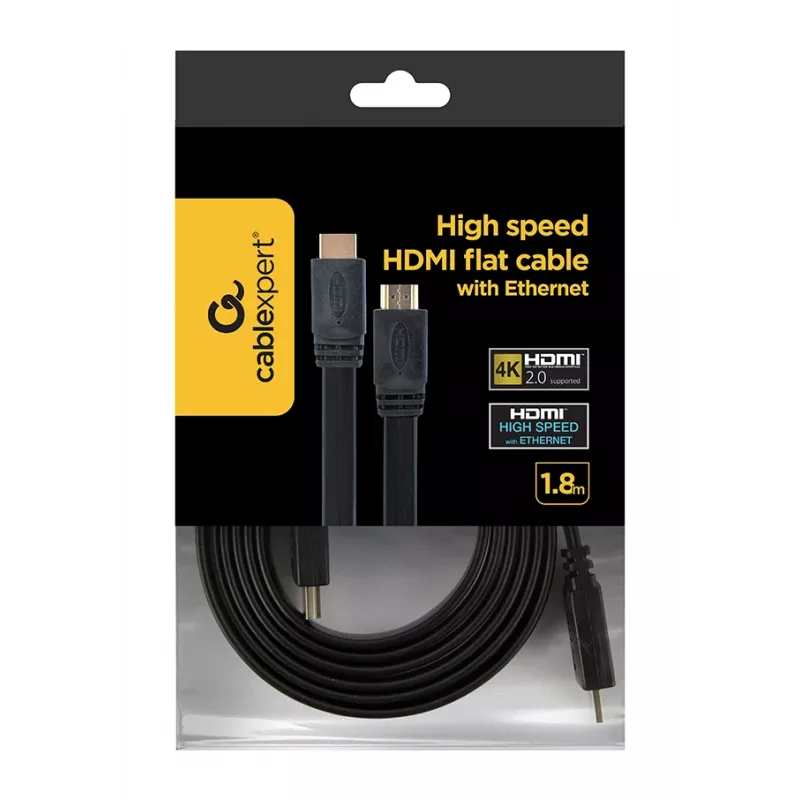 GEMBIRD plokščias HDMI laidas, kištukas į kištuką, 20 m