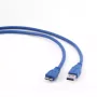 GEMBIRD USB-A 3.0 į Micro USB 3.0 laidas 3.2 Gen - 0,5 m mėlynas