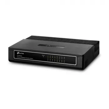 TP-Link TL-SF1016D 16 prievadų 10/100Mbps darbalaukio jungiklis, nevaldomas