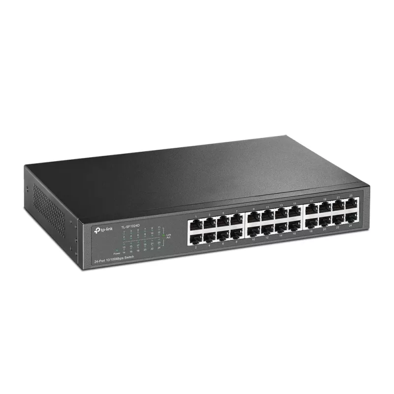 TP-Link TL-SF1024D tinklo jungiklis Nevaldomas Fast Ethernet (10/100) Pilka