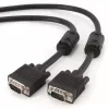 GEMBIRD Premium VGA HD15M/HD15M dvigubai ekranuotas su 2 ferito žiedais 2,0 m laidas / juoda