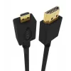 GEMBIRD HDMI vyriškas į mikro D vyrišką laidas su paauksuotomis jungtimis 2,0 m juodas