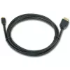 GEMBIRD HDMI vyriškas į mikro D vyrišką laidas su paauksuotomis jungtimis 2,0 m juodas