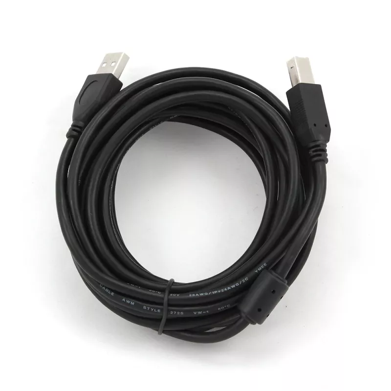 GEMBIRD Premium kokybės USB A kištukas į B kištuką laidas 4,5 m – juodas