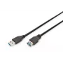 DIGITUS USB 3.0 ilginimo kabelis A tipas kištukas / lizdas 1,8 m (ak-300203-018-s)