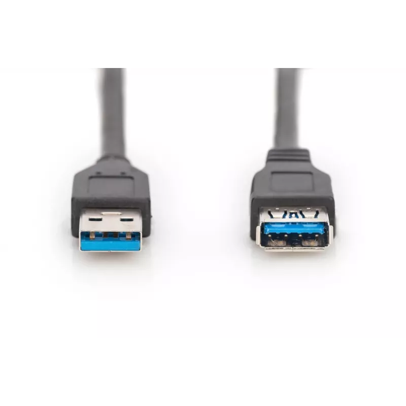 DIGITUS USB 3.0 ilginimo kabelis A tipas kištukas / lizdas 1,8 m (ak-300203-018-s)