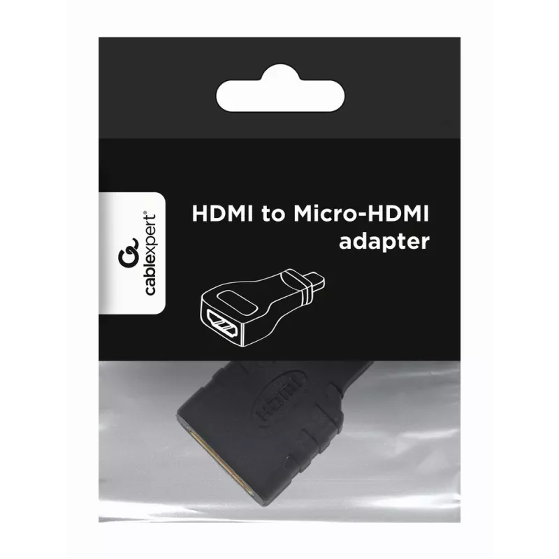 HDMI į micro HDMI laidas Gembird A-HDMI-FD juodas
