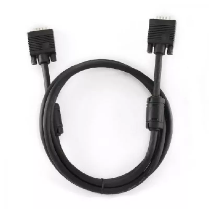 GEMBIRD Premium VGA kabelis HD15M/HD15M dvigubai ekranuotas su 2 ferito žiedais 15m - juodas