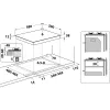 Whirlpool AKM 268/IX įmontuojama dujinė kaitlentė, nerūdijantis plienas, 4 zonos