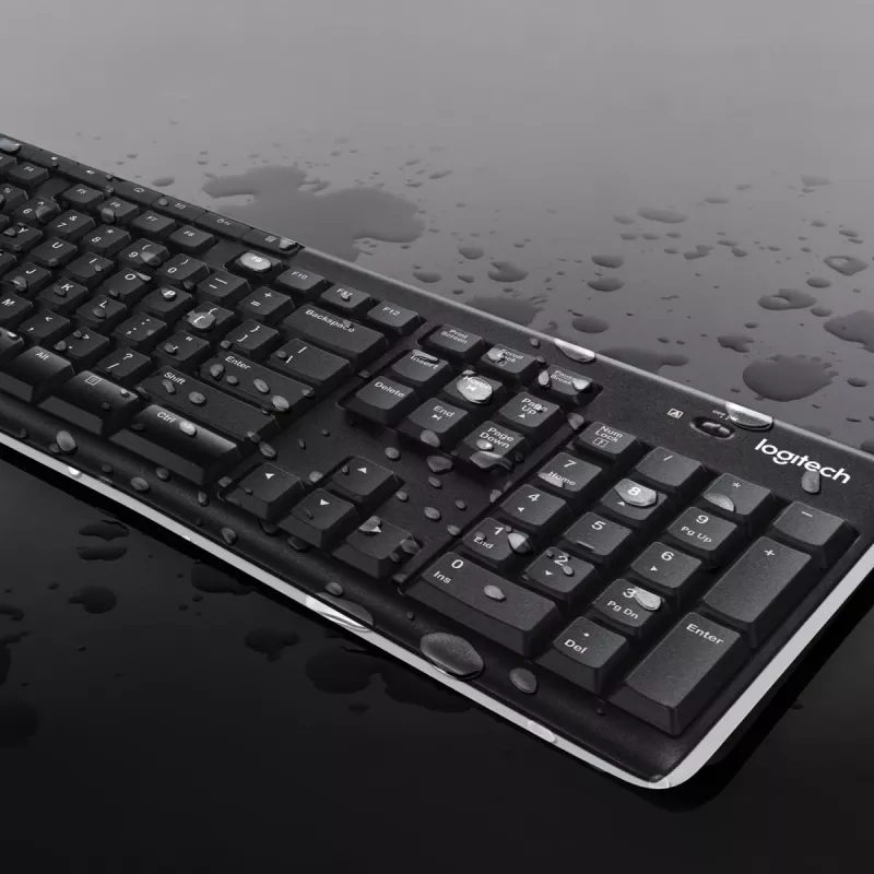 LOGITECH Wireless Desktop MK270 – belaidis klaviatūros ir pelės rinkinys, QWERTY US Int, juodas