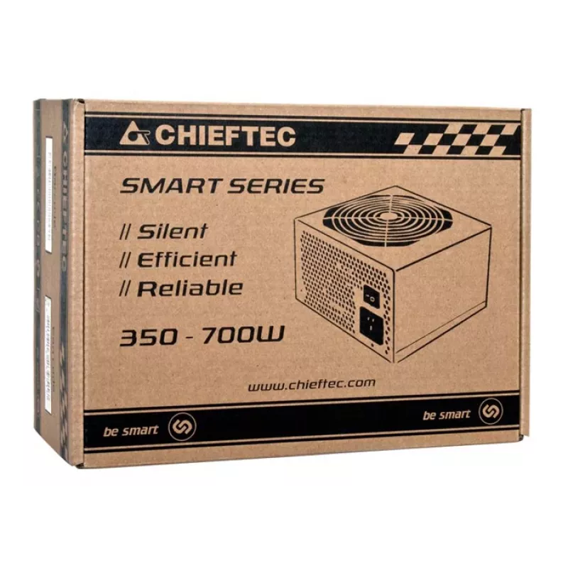 Maitinimo blokas Chieftec Smart GPS-500A8 500 W 20+4 pin ATX ATX juodas