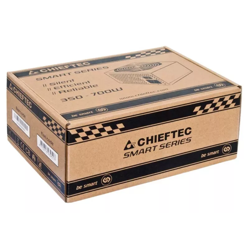 Maitinimo blokas Chieftec Smart GPS-500A8 500 W 20+4 pin ATX ATX juodas