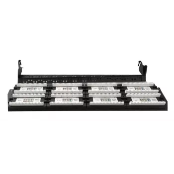 Gembird Cablexpert NPPC648CM001 Juodas pataisymo skydas EIA/TIA T568B/A