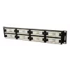 Gembird Cablexpert NPPC648CM001 Juodas pataisymo skydas EIA/TIA T568B/A
