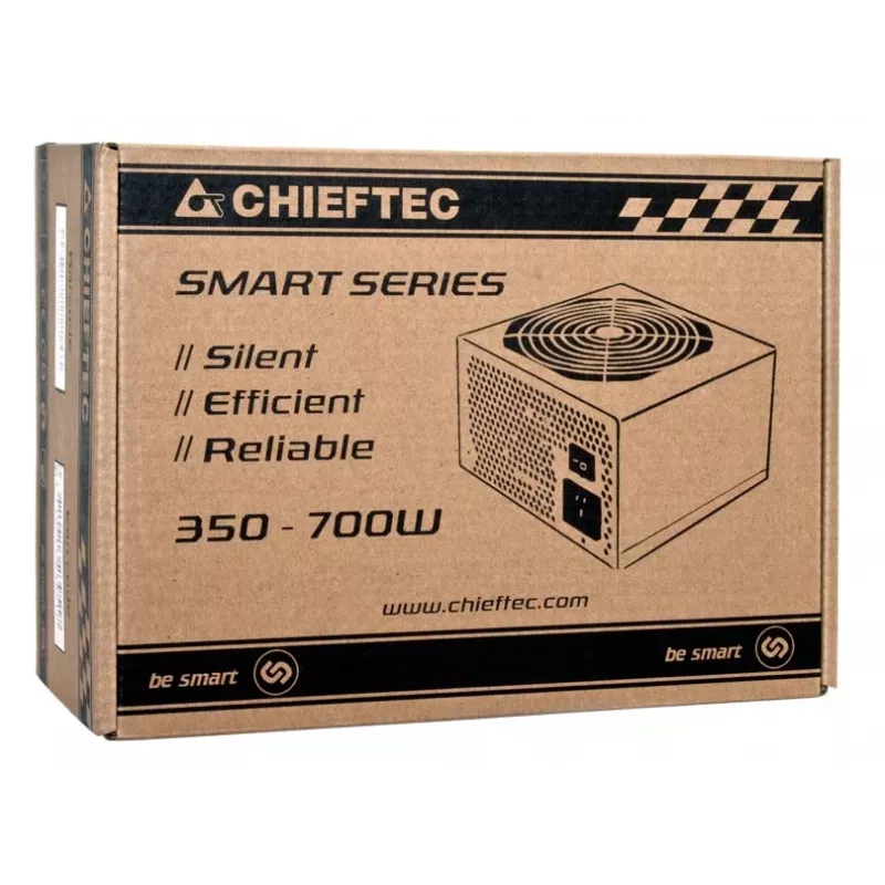 Chieftec Smart GPS-700A8 maitinimo blokas 700 W 20+4 pin ATX PS/2 Juodas