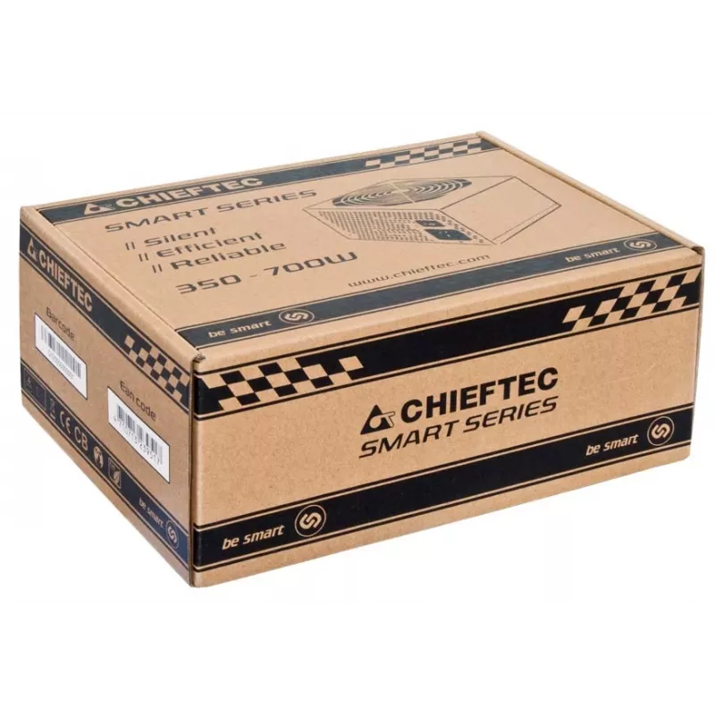 Chieftec Smart GPS-700A8 maitinimo blokas 700 W 20+4 pin ATX PS/2 Juodas