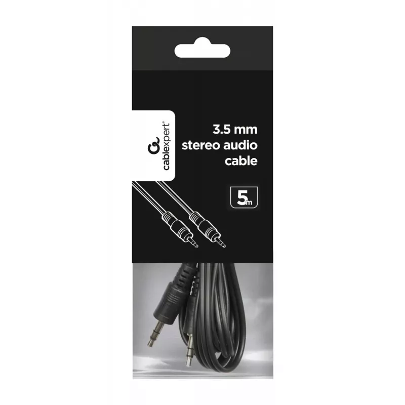 Garso laidas Gembird CCA-404-5M 3,5 mm juodas