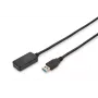 DIGITUS USB 3.0 aktyvus ilginimo kabelis USB A lizdas / USB A kištukas 5 m (da-73104)