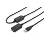 DIGITUS USB 2.0 ilginimo kabelis USB A vyriškas / A moteriškas 20m (DA-73102)