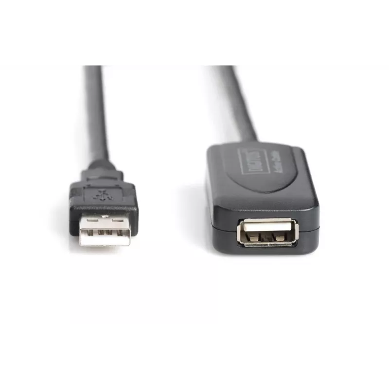 DIGITUS USB 2.0 ilginimo kabelis USB A vyriškas / A moteriškas 20m (DA-73102)