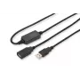 DIGITUS USB 2.0 ilginimo laidas USB A kištukas / USB A lizdas 15 m (DA-73101)