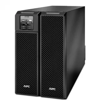 APC Smart-UPS On-Line, 8kVA/8kW, bokštinis, 230V 3:1 ir 1:1, 6x C13+4x C19 IEC lizdai, tinklo kortelė+SmartSlot, prailgintas veikimo laikas, be bėgių komplekto