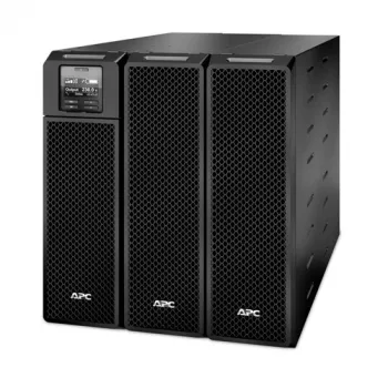 APC Smart-UPS On-Line, 10kVA/10kW, bokštas, 230V/400V, 6x C13+4x C19 IEC lizdai, tinklo kortelė+SmartSlot, prailgintas veikimo laikas, be bėgių komplekto