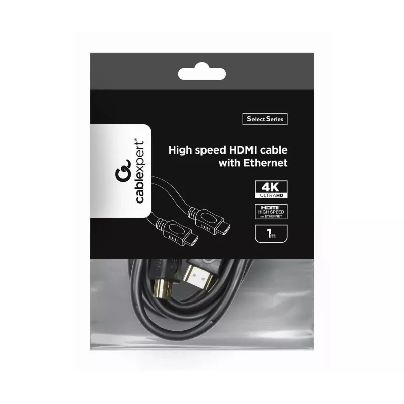 GEMBIRD High Speed HDMI laidas su Ethernet – Select Series 1m