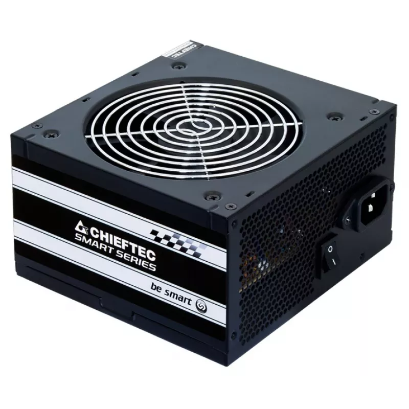 Chieftec Smart GPS-600A8 maitinimo blokas 600 W 20+4 pin ATX ATX Juodas