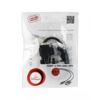 Gembird HDMI į DVI laidas (Single Link) 0,5m