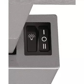 Whirlpool AKR 5390/1 IX pusiau įmontuojamas ištraukiamas gaubtas sidabrinis 304 m³/h