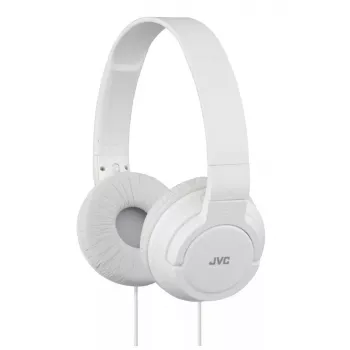 Ausinės JVC HA-S180-W-E laidinės, ant ausų, balta
