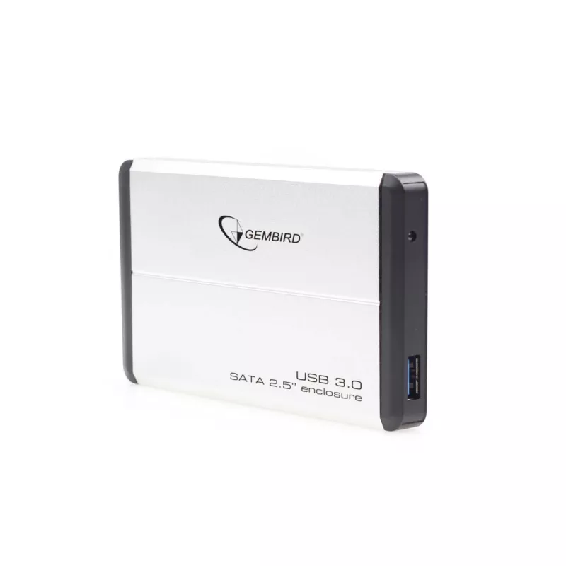 Gembird išorinis dėklas 2,5 colio USB 3.0 sidabrinis