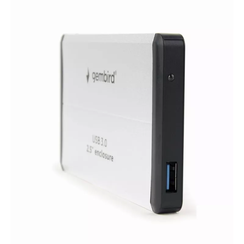 Gembird išorinis dėklas 2,5 colio USB 3.0 sidabrinis