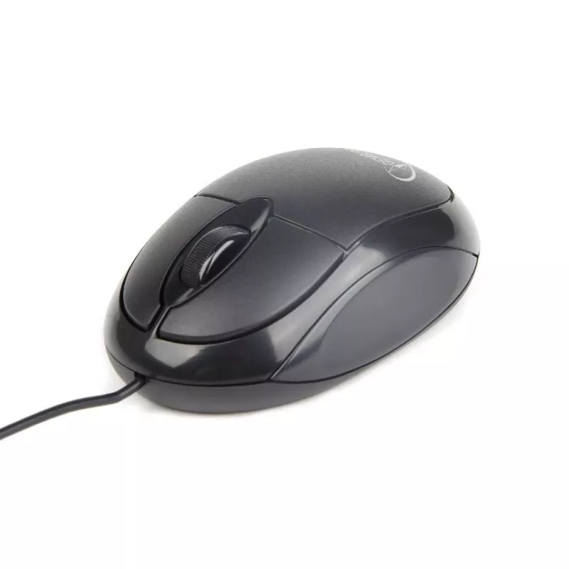 GEMBIRD MUS-U-01 Laidinė optinė pelė, 3 mygtukai, slinkimo ratukas, USB, juoda