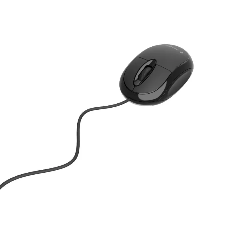 GEMBIRD MUS-U-01 Laidinė optinė pelė, 3 mygtukai, slinkimo ratukas, USB, juoda