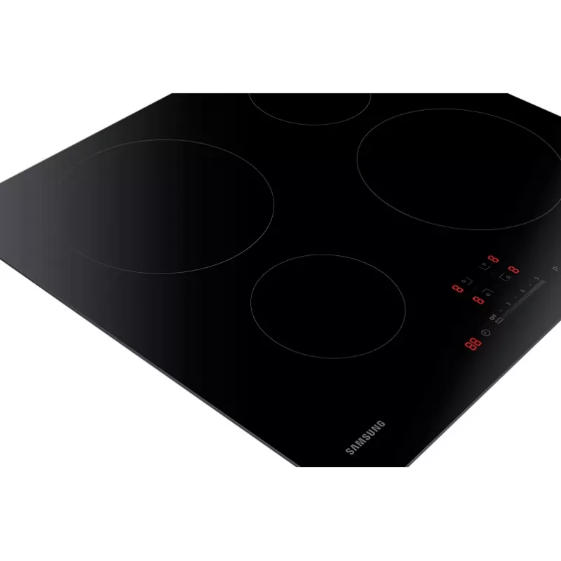 Samsung NZ64H37070K Juoda įmontuojama indukcinė kaitlentė 4 zonos