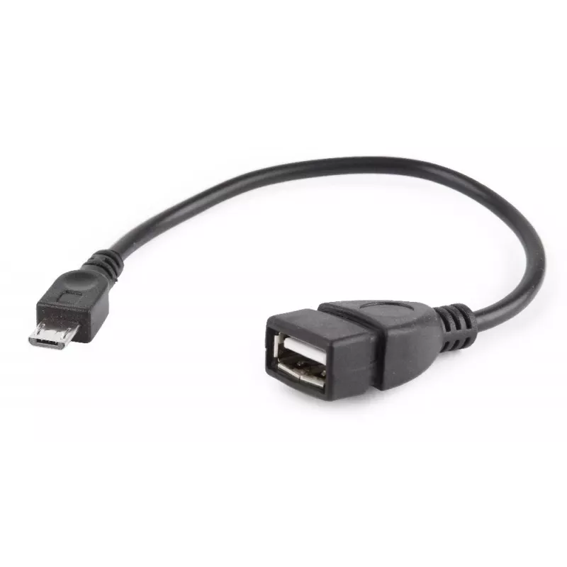 GEMBIRD USB OTG AF į Micro BM laidas 15cm - Juodas