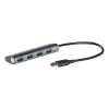 USB HUB i-tec Metal Superspeed USB 3.0 4 prievadų 5000 Mbit/s pilka