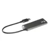 USB HUB i-tec Metal Superspeed USB 3.0 4 prievadų 5000 Mbit/s pilka