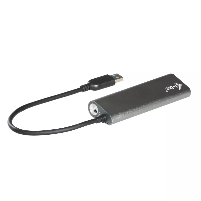 USB HUB i-tec Metal Superspeed USB 3.0 4 prievadų 5000 Mbit/s pilka