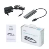 USB HUB i-tec Metal Superspeed USB 3.0 4 prievadų 5000 Mbit/s pilka