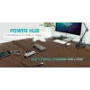 USB HUB i-tec Metal Superspeed USB 3.0 4 prievadų 5000 Mbit/s pilka
