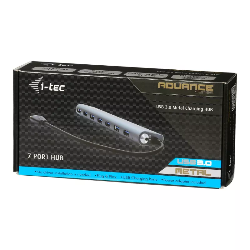 i-tec Metal Superspeed USB 3.0 7 prievadų USB skirstytuvas