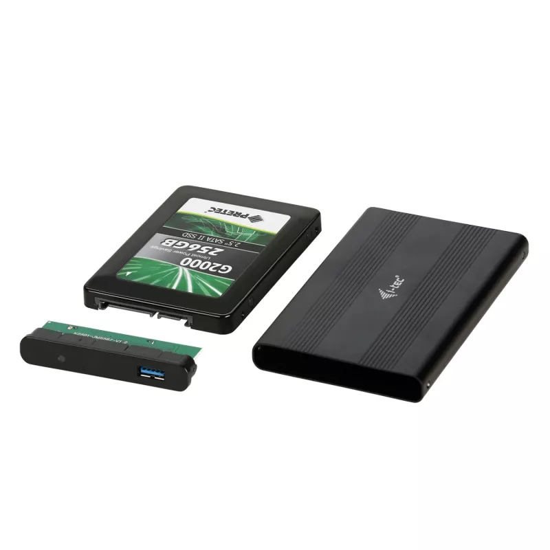 HDD/SSD dėklas i-tec Advance MySafe AluBasic 2,5 colio USB 3.0
