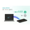 HDD/SSD dėklas i-tec Advance MySafe AluBasic 2,5 colio USB 3.0