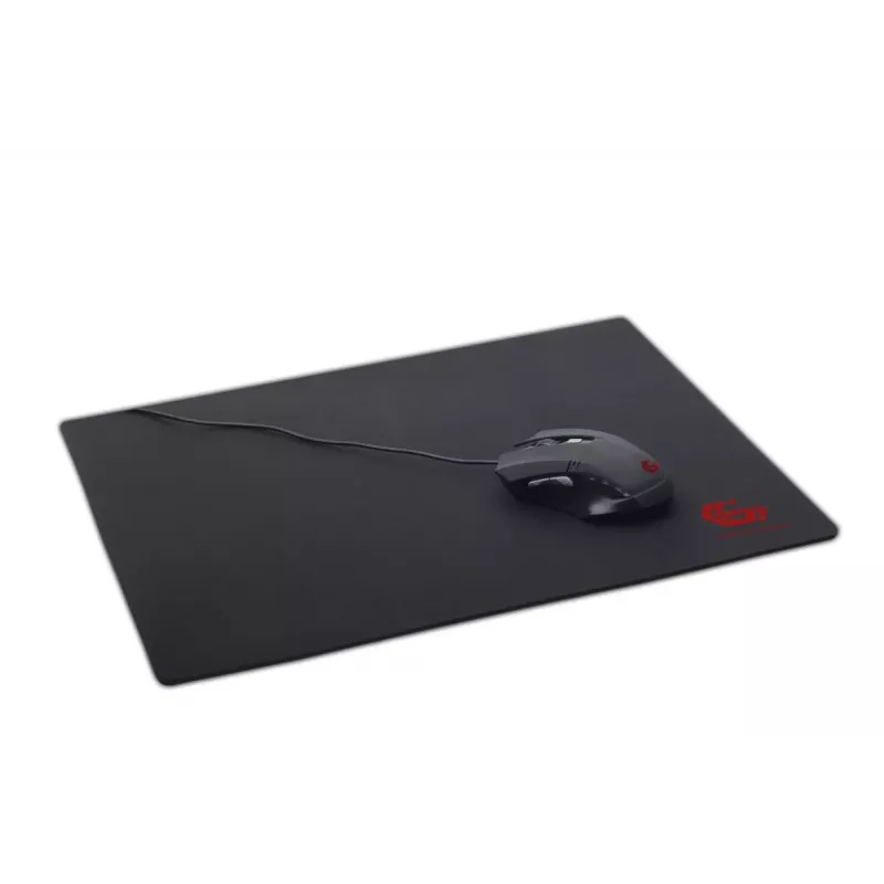 Pelėdos kilimėlis žaidimams GEMBIRD MP-GAME-S – 250×200 mm, 3 mm, juodas, audinys/guma su riešo atrama