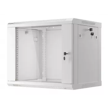 Sieninis stovas LANBERG WF01-6409-10S, 9U, 19 colių, 600×450 mm, 60 kg talpa, pilka