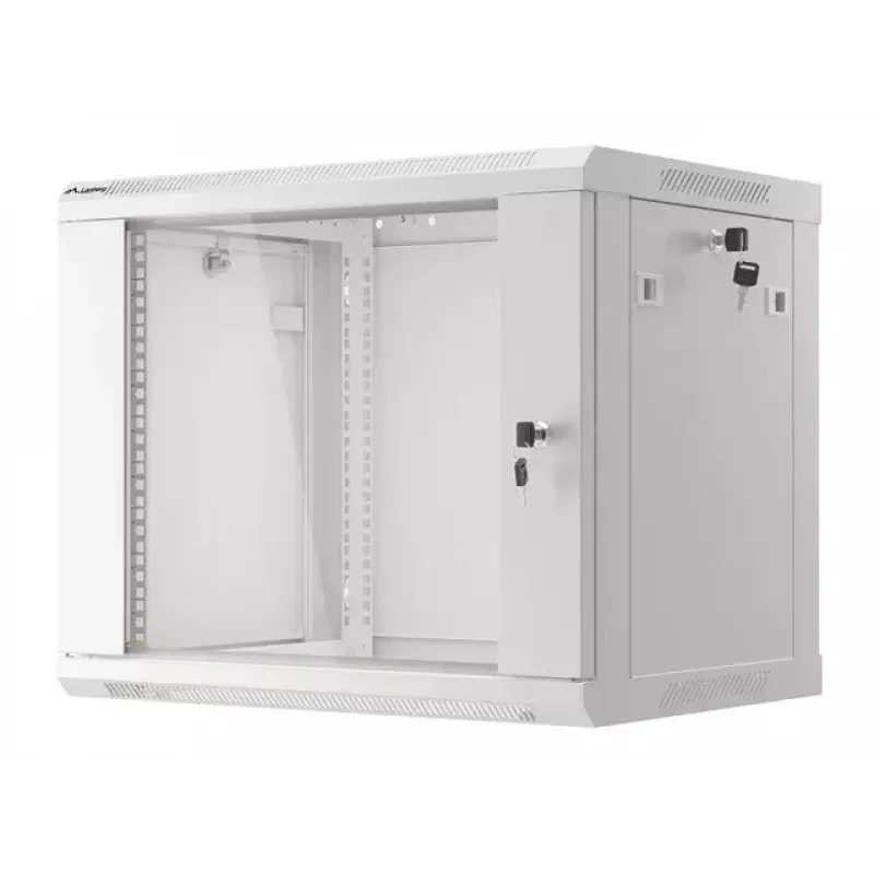 Sieninis stovas LANBERG WF01-6409-10S, 9U, 19 colių, 600×450 mm, 60 kg talpa, pilka