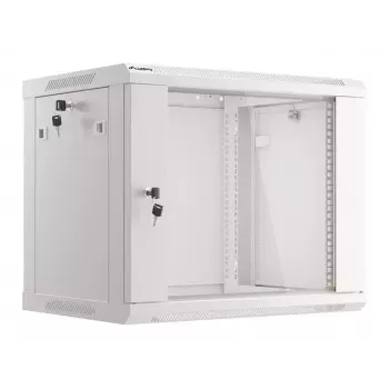 Sieninis stovas LANBERG WF01-6409-10S, 9U, 19 colių, 600×450 mm, 60 kg talpa, pilka